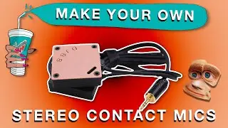 How to Make DIY Magnetic Wide Stereo Contact Microphones That are Basically Indestructible  + Demos