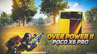 OVER POWER - POCO X6 PRO💛(SMOOTH + 90 FPS ) |3 FINGER BGMI GAMEPLAY - BGMI /  PUBGMOBILE