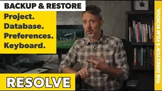 How to Backup and Restore Resolve Projects, Database and Settings