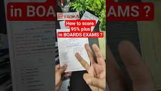 How to Score 95% Plus in BOARDS EXAMS ? #writingmania #ytshorts #boardexam #boardsexam