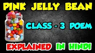 Pink Jelly Bean Poem Class 3 English In Hindi