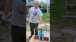 Самодельный трубогиб в действии!