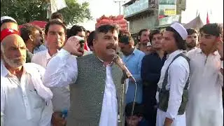 مندنی چوک میں سابقہ تحصیل ناظم فیاض علی سالار کے قیادت میں بجلی لوڈشیڈنگ اور جاری بدآمنی کے خلاف
