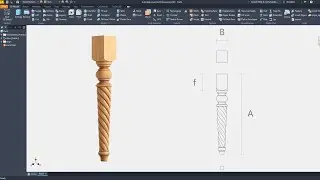 Inventor Woodworking | Furniture Leg #9