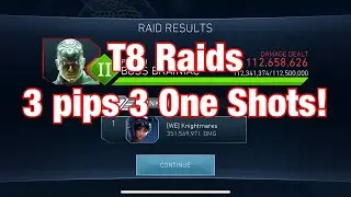 T8 Raids - 3 Pips 3 One Shots | Injustice 2 Mobile
