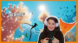 MERMAID PLAYS ABZU | BEAUTIFUL GAME FOR SWIMMERS AND DIVERS
