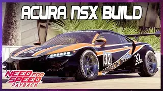 Need for Speed Payback Car customization - Acura NSX vinyl wrap build