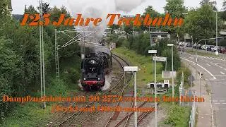 125 Jahre Teckbahn: Dampfzugfahrten mit 50 2273 zwischen Kirchheim und Oberlenningen am 15.09.2024