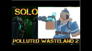 Polluted Wasteland II Solo Attempt With Cryomancer | Roblox Tower Defense Simulator