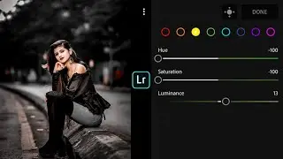 Dark moody effect Lightroom photo editing ||  Photo Editing Tutorial