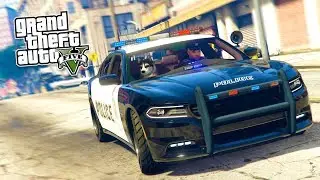 GTA 5 Игра за Полицейского #9 - ПАТРУЛЬ С СОБАКОЙ!! (ГТА 5 РП МОДЫ LSPDFR)