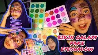 Tutorial bikin Galaxy Art pakai Eyeshadow!! Pemula Wajib Nonton ini🔥|| CALON ORKAY