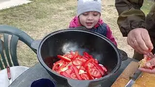Вкуснейшее блюдо из баранины в казане Хашлама