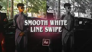 white solid swipe (white line swipe?) ; after effects