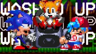 (OLD VERSION) Friday Night Funkin' VS Dorkly Sonic Custom Song - Washed Up OST (Fanmade)