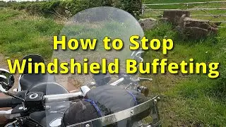 how to reduce wind shield buffeting