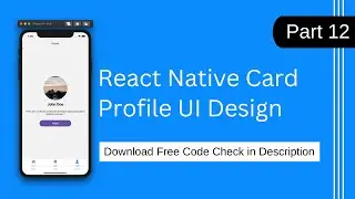 react native profile ui , react native profile screen ui ,