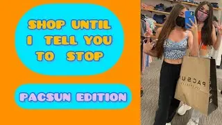 SHOP UNTIL I TELL YOU TO STOP CHALLENGE *PACSUN EDITION ft. GiaNina Paolantonio | Kelsey Lynn Cook