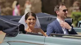 Classic Beetle wedding at Marbella Old Town Church