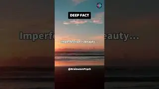Imperfection is beauty... #shorts #deepfact