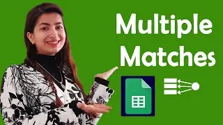Find Matching Values in Two Worksheets, Tables or Columns Tutorial