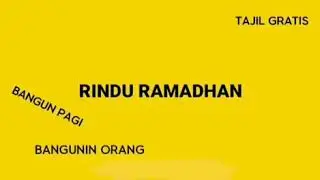 Lagu untuk bulan ramadhan I kagiatan sehari hari
