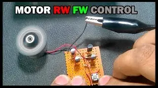 HOW TO MAKE MOTOR REVERSE  FORWARD CIRCUIT