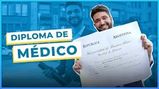 BRASILEIRO recebendo DIPLOMA de MÉDICO na ARGENTINA