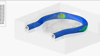 Peristaltic pump Co-simulation with Abaqus & XFlow