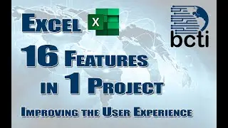 Excel - 16 Features in 1 Project (Improving the User Experience)