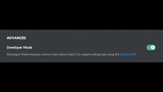 How to turn on Developer Mode on Discord