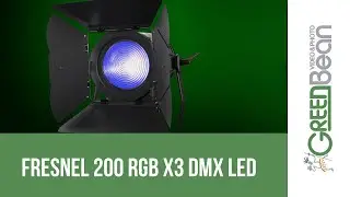 Обзор осветителя GreenBean Fresnel 200 RGB X3 DMX
