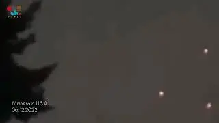 3 Point Triangle Formation Red Orb sightings - Minnesota -  06 12 2022 |  @SECRETSPACETUBE20