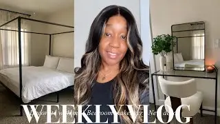 WEEKLY VLOG! HOME SERIES EP:33 NEW FURNITURE |  BEDROOM DECORATE WITH ME | DECOR HAUL| HOME UPDATES!