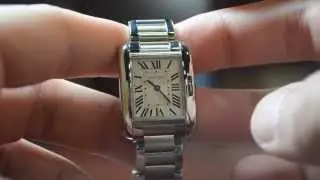 PRE-OWNED CARTIER TANK ANGLAISE W5310022 LADIES WATCH - BOCA RATON PAWN