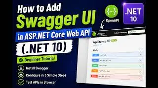 How to Add Swagger UI in ASP NET Core Web API  .NET 10 | Beginner Tutorial