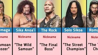 Nickname of WWE Anoaʻi Family Wrestlers