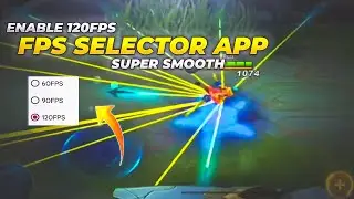 FPS Selector!😍Enable 120FPS [ NO ROOT ] Stabilize FPS & Performance ⚡🔥- MUSTC WATCH