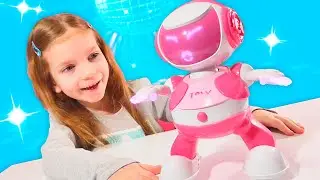 Танцуем вместе с Роботом Tosy Disco robo Руби ! Интерактивная игрушка для Детей