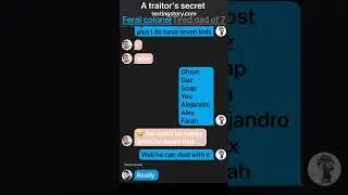 A traitor's secret •COD mwII texting story•
