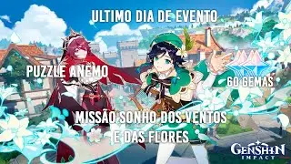 GENSHIN IMPACT - SONHO DOS VENTOS E DAS FLORES | FESTIVAL DA BRISA FLORESCENTE | FINAL CUTSCENE