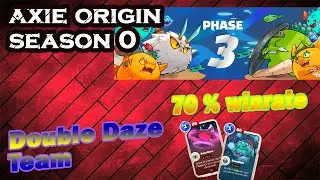 Axie Origin 70% WINRATE DAZE Curse Team Gameplay