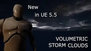 Unreal Engine 5.5 Volumetric Clouds - How to create STORM CLOUDS | Beginners Tutorial