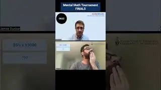 Mental math tournament: FINALS (ft. Rotman MBA) #shorts