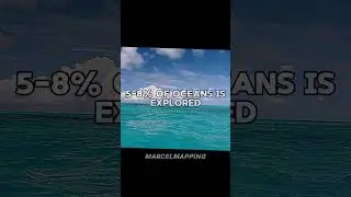 % Of Land Explored Vs % Of Oceans Explored🤯