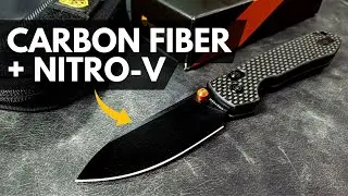 Vosteed Raccoon Carbon Fiber Handle with Nitro-V Steel for Urban EDC