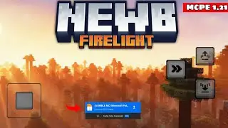 NEWB X FIRELIGHT MCPE 1.21.31 BEST SHADER😍