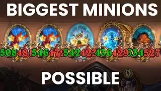 Biggest Minions Possible in Hearthstone Battlegrounds