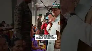 CM Dhami Announces ₹50 Lakh Assistance for Martyrs' Families During Diwali Milan with Soldiers