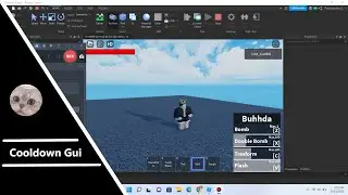 Vual Studio | How to make Cooldown Gui in you one piece game | Roblox Studio Giveway